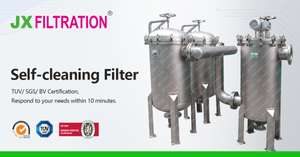 Scraping Self-cleaning Filter