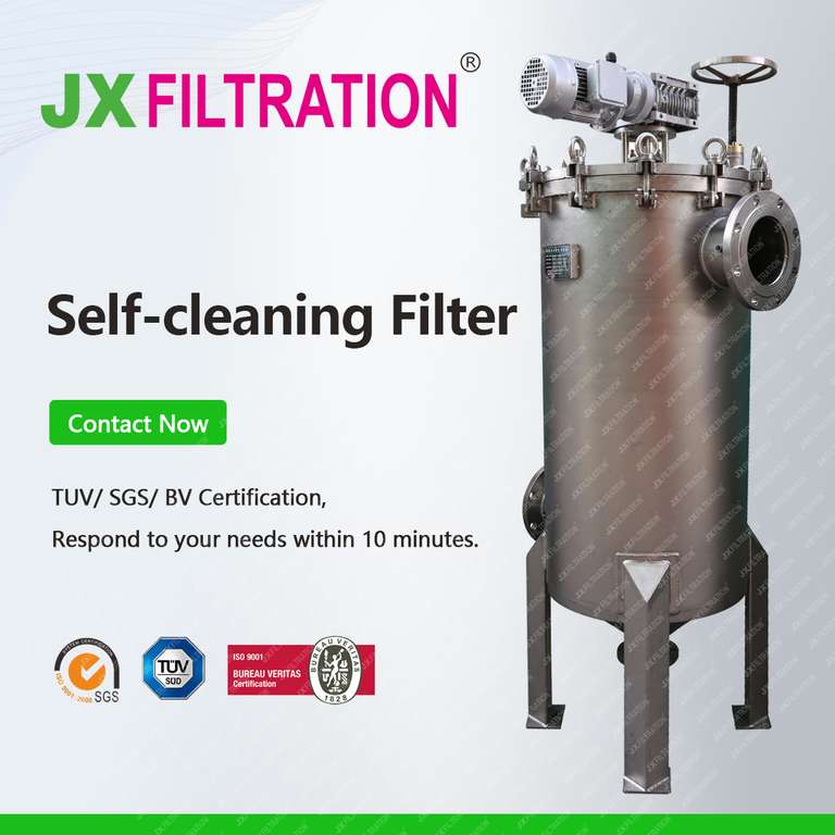 Scraper Self Cleaning Filter