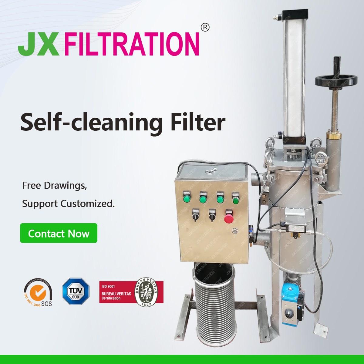 What is the application of auto clean strainer China Self Clean Filter