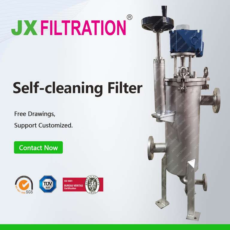 brush self cleaning filter